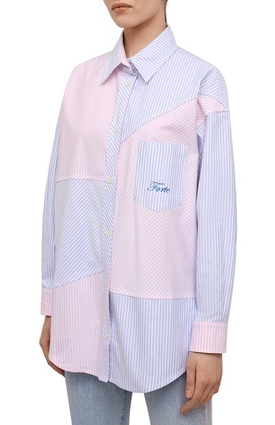 Хлопковая рубашка FORTE DEI MARMI COUTURE, арт. 22SF2104-517, фото 3