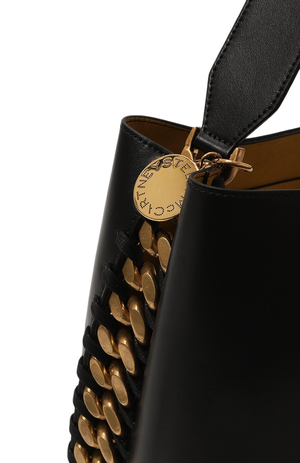 Сумка-тоут frayme STELLA MCCARTNEY черного цвета по цене 227500 руб., арт. 7B0011/W8839, фото 3 Сумка-тоут frayme STELLA MCCARTNEY, арт. 7B0011/W8839, фото 3