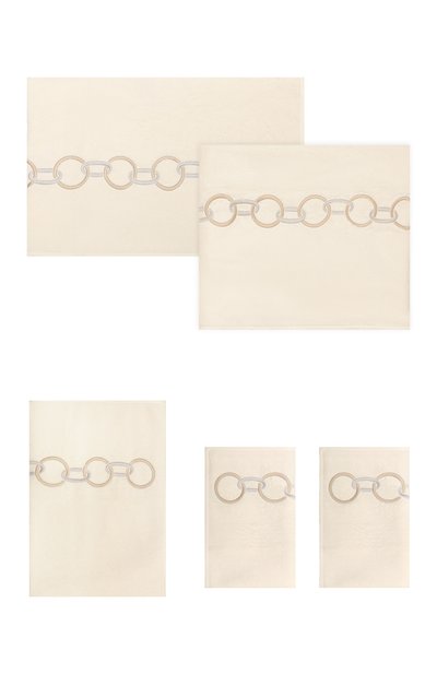 Набор из пяти полотенец links embroidery FRETTE, арт. FR6568 D1100 5PZD