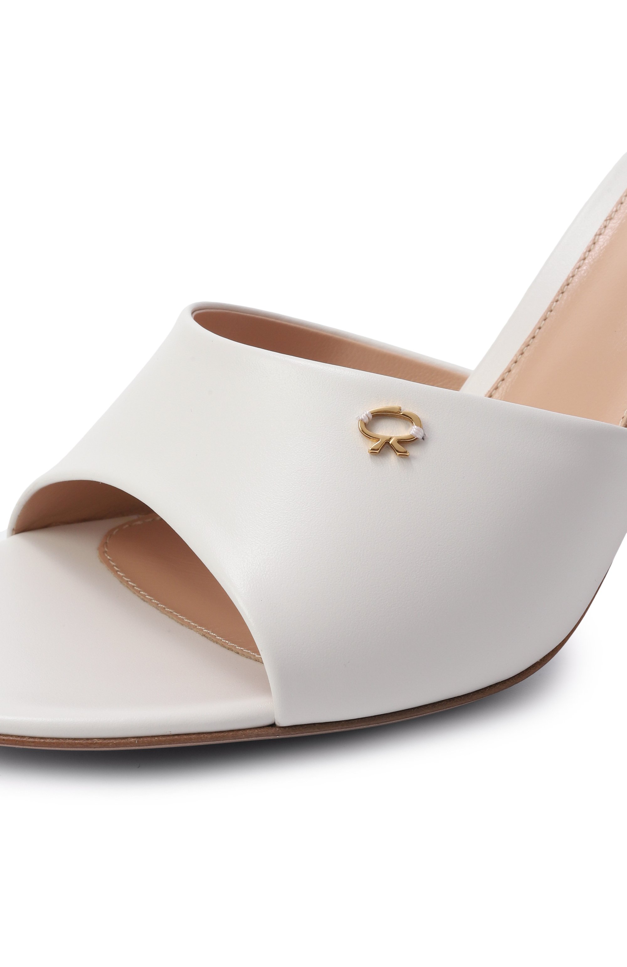 Кожаные мюли ascent 85 GIANVITO ROSSI, арт. G10037.85LAC.VITBIAN, фото 7