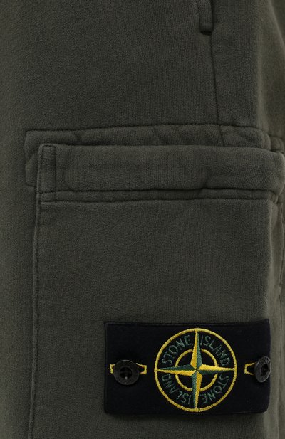 Хлопковые шорты STONE ISLAND, арт. 731564620, фото 5
