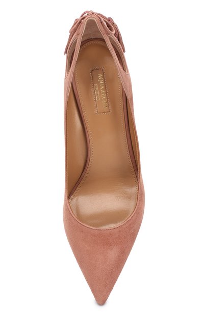 Замшевые туфли forever marilyn AQUAZZURA, арт. F0MMIDP0-SUE-PWR, фото 5