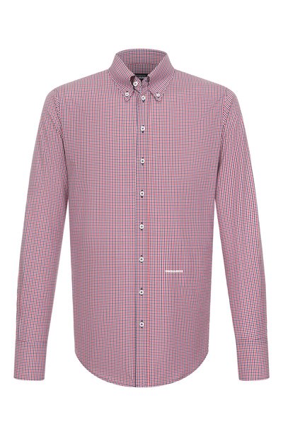 Мужская хлопковая рубашка DSQUARED2, арт. S74DM0892/D35162