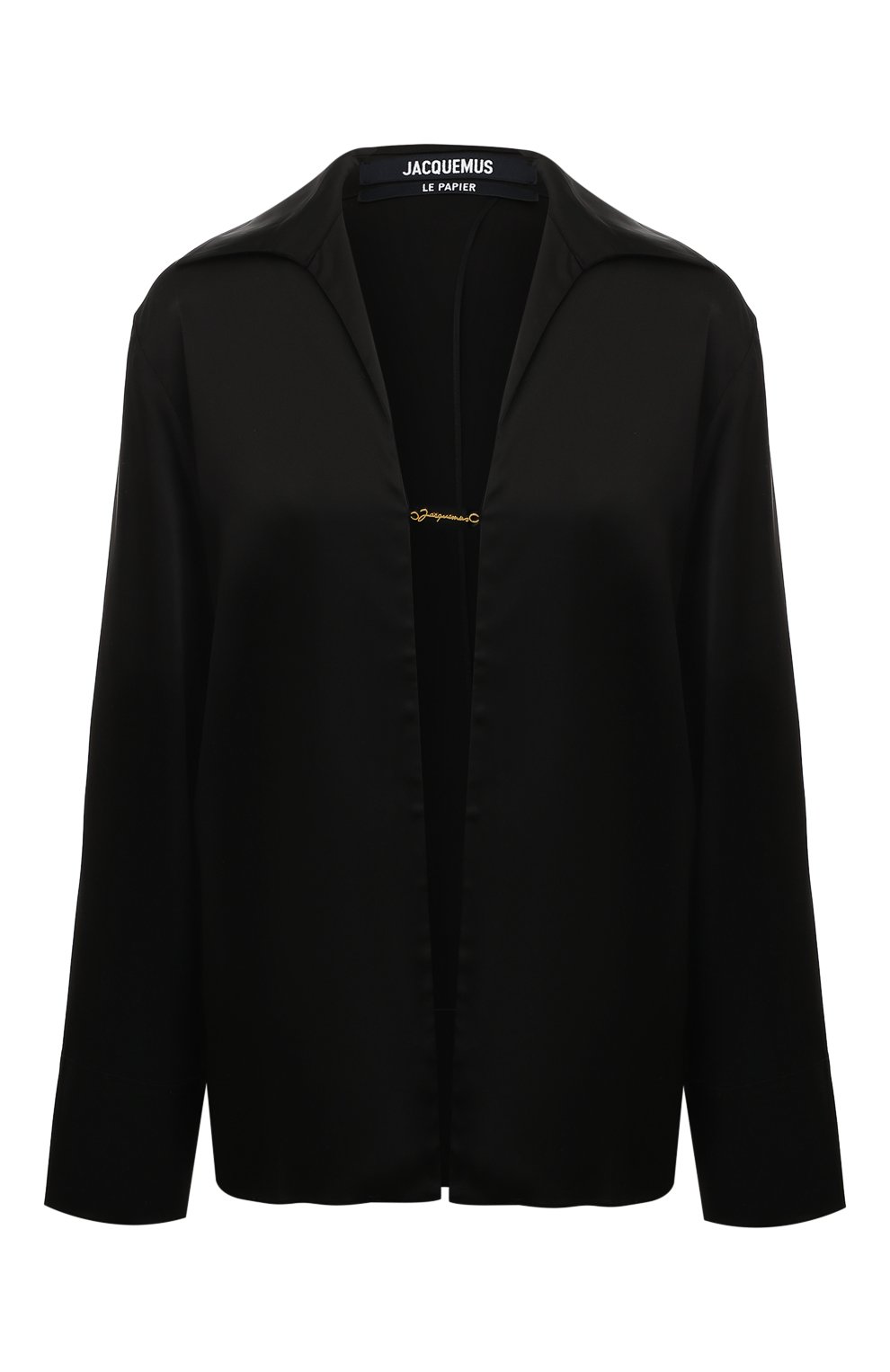 Атласная блузка JACQUEMUS, арт. 22E213SH103/1000BLACK, фото 1