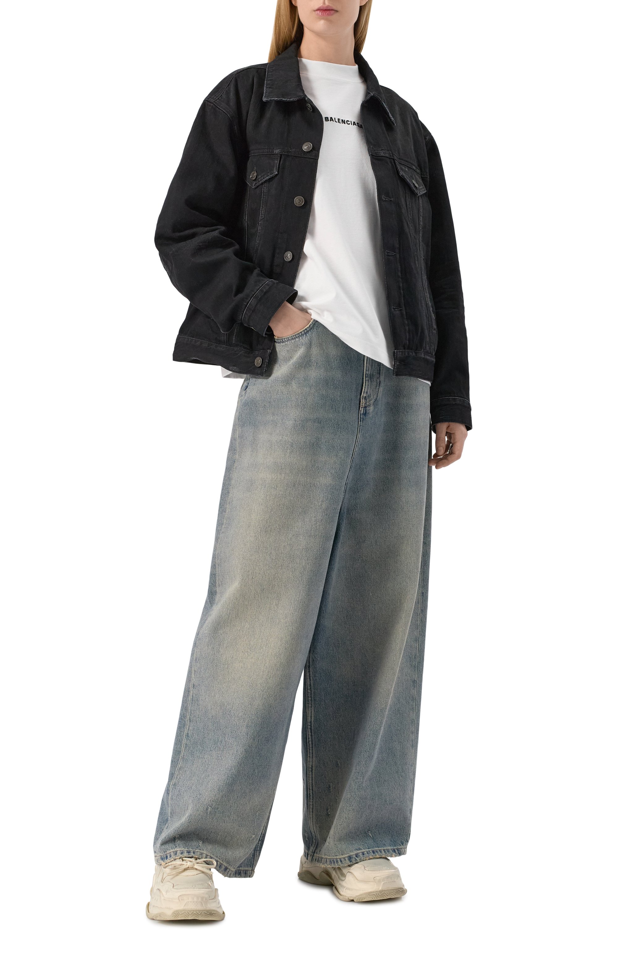 Хлопковая футболка BALENCIAGA, арт. 818431/TPVK1, фото 2