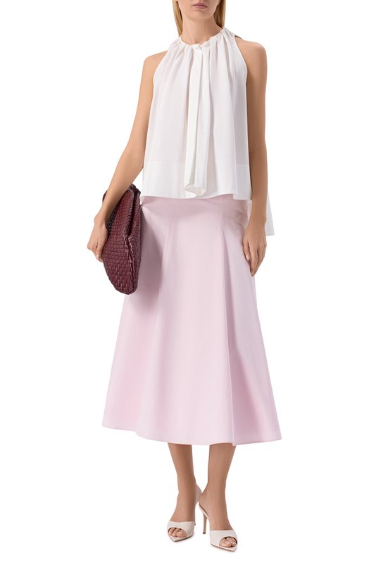 Хлопковая юбка Jacquemus 25HSKW00635/AW00648 Розовый  25HSKW00635/AW00648 Фото 2