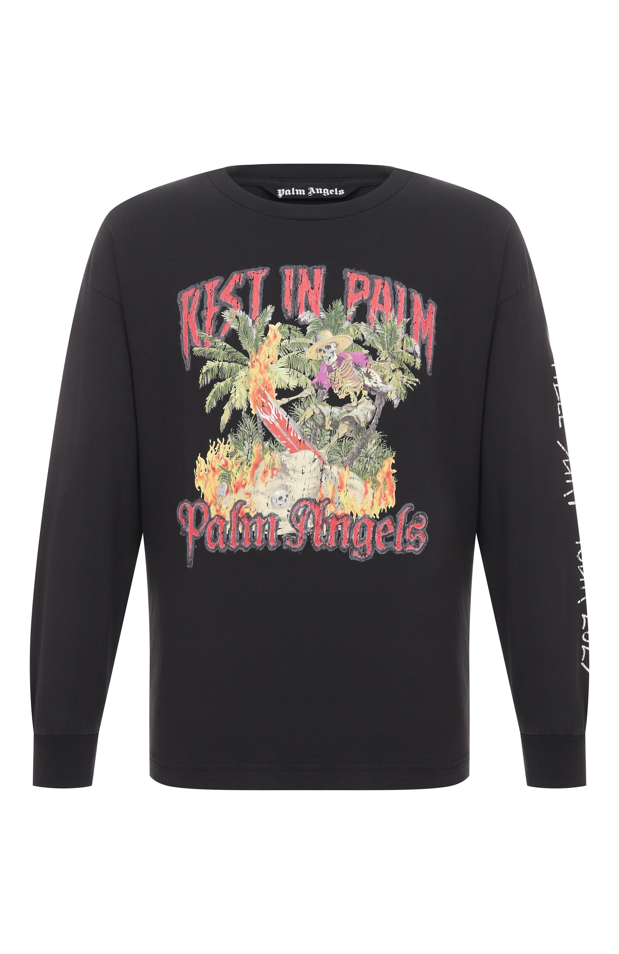 Хлопковый лонгслив PALM ANGELS, арт. PMAB058F25JER004, фото 1