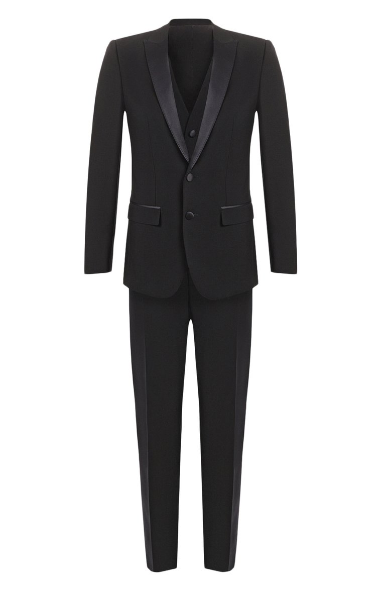 Костюм-тройка из шерсти и шелка DOLCE & GABBANA, арт. GK2WMTFU2Z8 N0000, фото 1