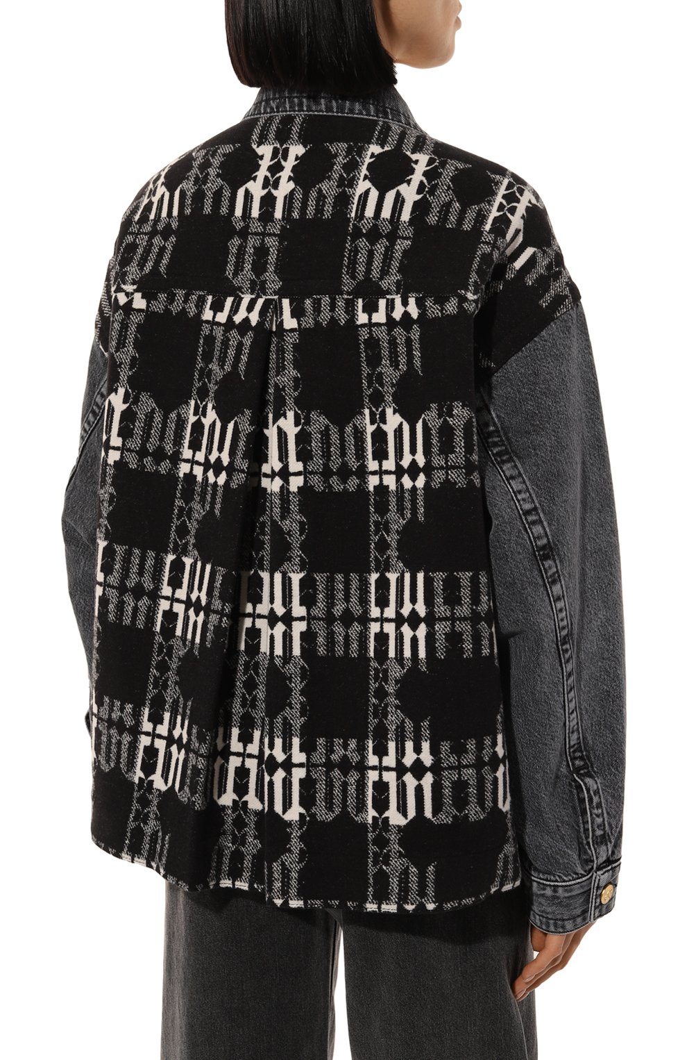 Джинсовая куртка PALM ANGELS, арт. PWYE038F24DEN001, фото 4