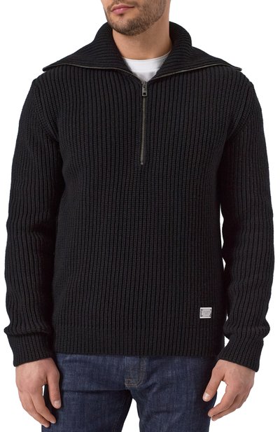 Шерстяной свитер DOLCE & GABBANA черного цвета по цене 158000 руб., арт. GXW42T/JCVWK, фото 3 Шерстяной свитер DOLCE & GABBANA, арт. GXW42T/JCVWK, фото 3