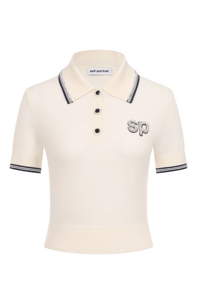 Же�нский шерстяное поло SELF-PORTRAIT, арт. SS25123TAC