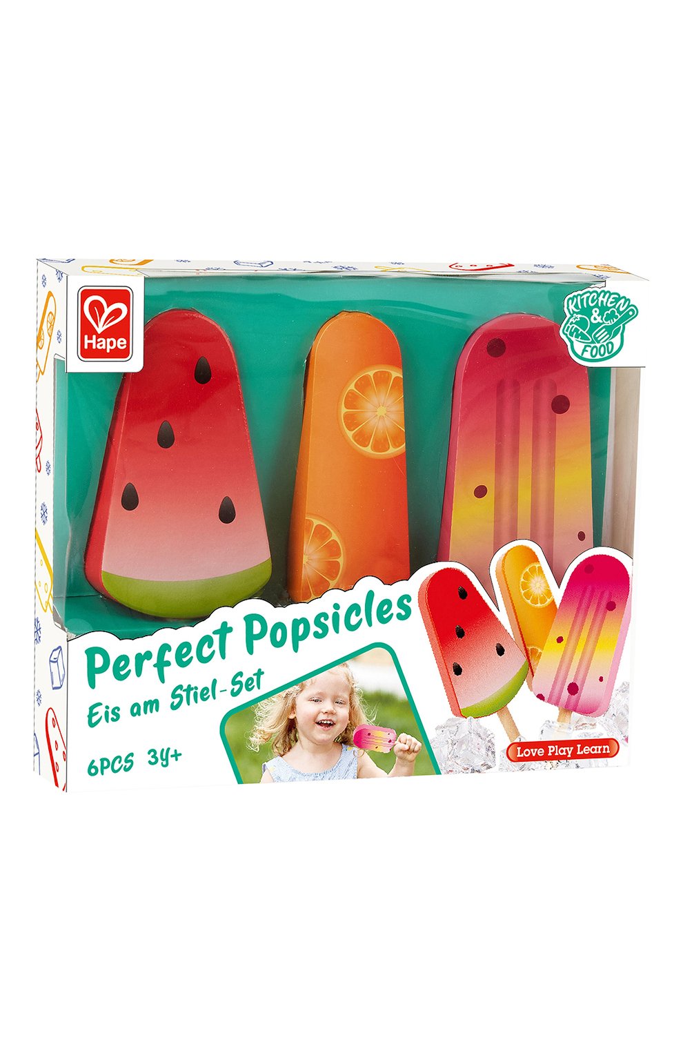 Игрушка фруктовое мороженое HAPE разноцветного цвета по цене 2000 руб., арт. E3175_HP, фото 1 Игрушка фруктовое мороженое HAPE, арт. E3175_HP, фото 1