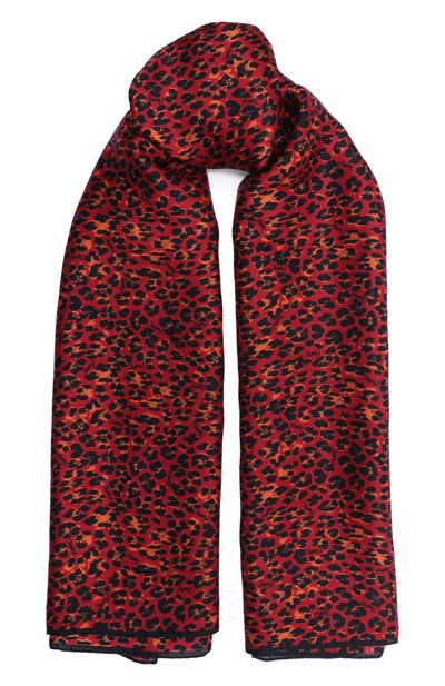 Женский шелковая шаль SAINT LAURENT, арт. 863622/3Y039