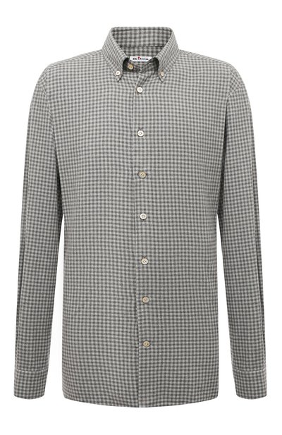 Мужская хлопковая рубашка KITON, арт. UCIH0864302/47-50