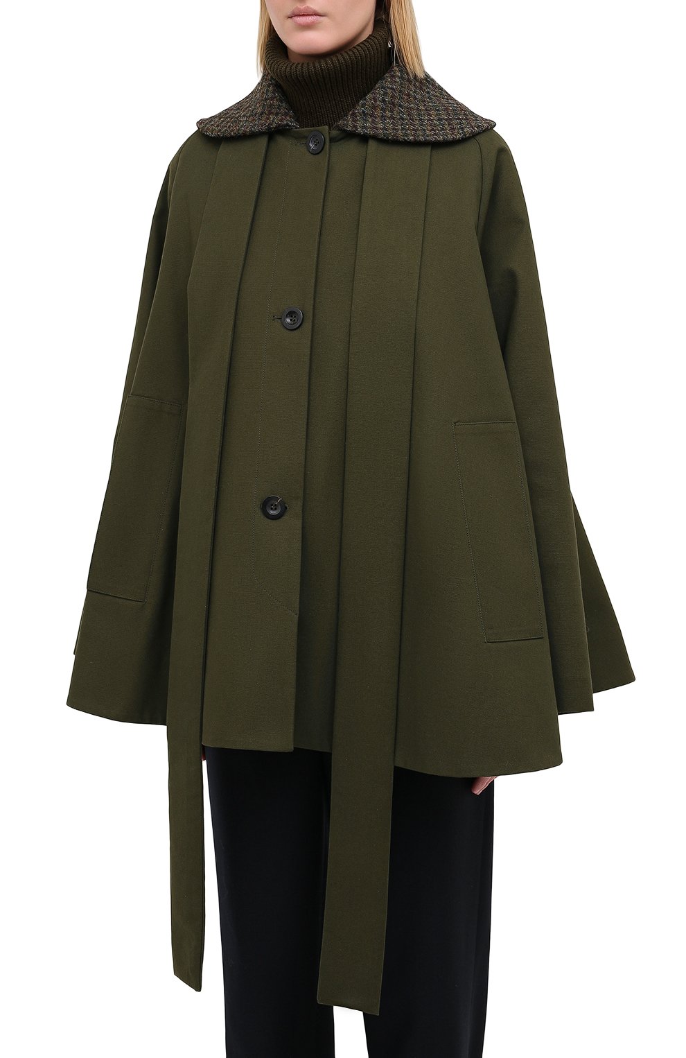 Хлопковое пальто LOEWE, арт. S540330X87, фото 3