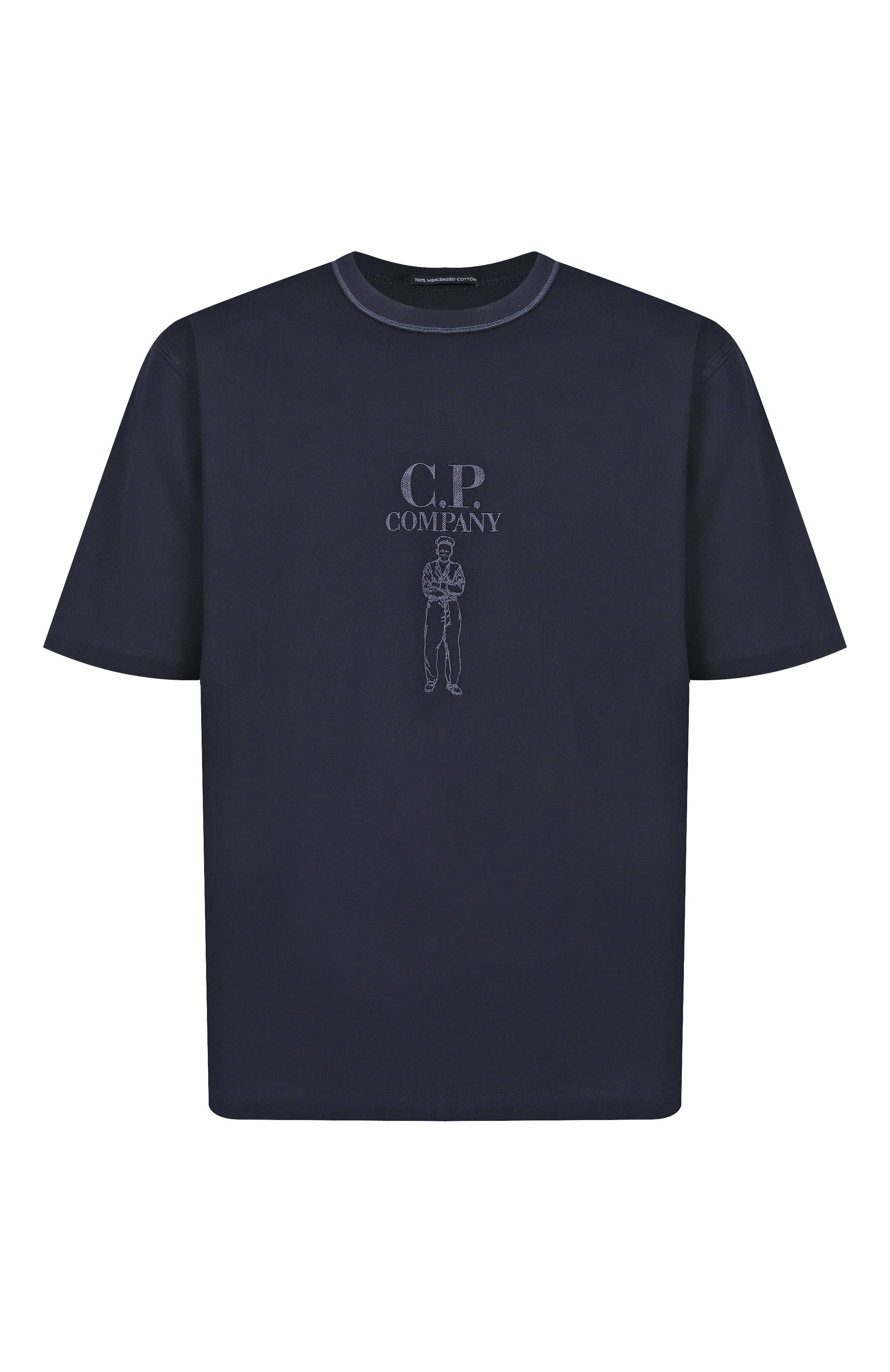 Хлопковая футболка C.P. COMPANY, арт. 20CMTS120A/110580W, фото 1