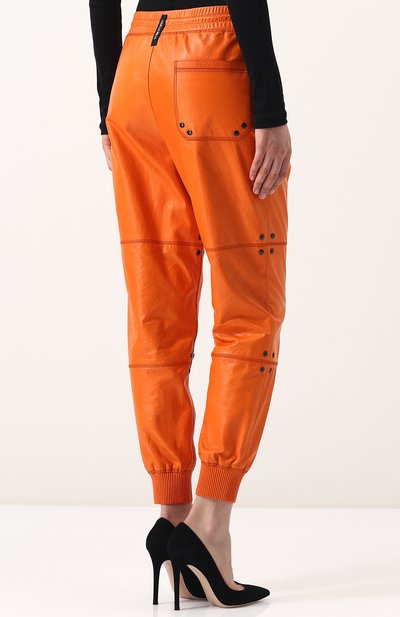 Однотонные кожаные джоггеры TOM FORD, арт. PAL642-LEX182, фото 4