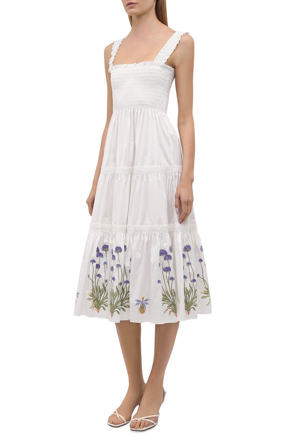 Платье TORY BURCH кремового цвета по цене 47000 руб., арт. 82090, фото 3 Платье TORY BURCH, арт. 82090, фото 3