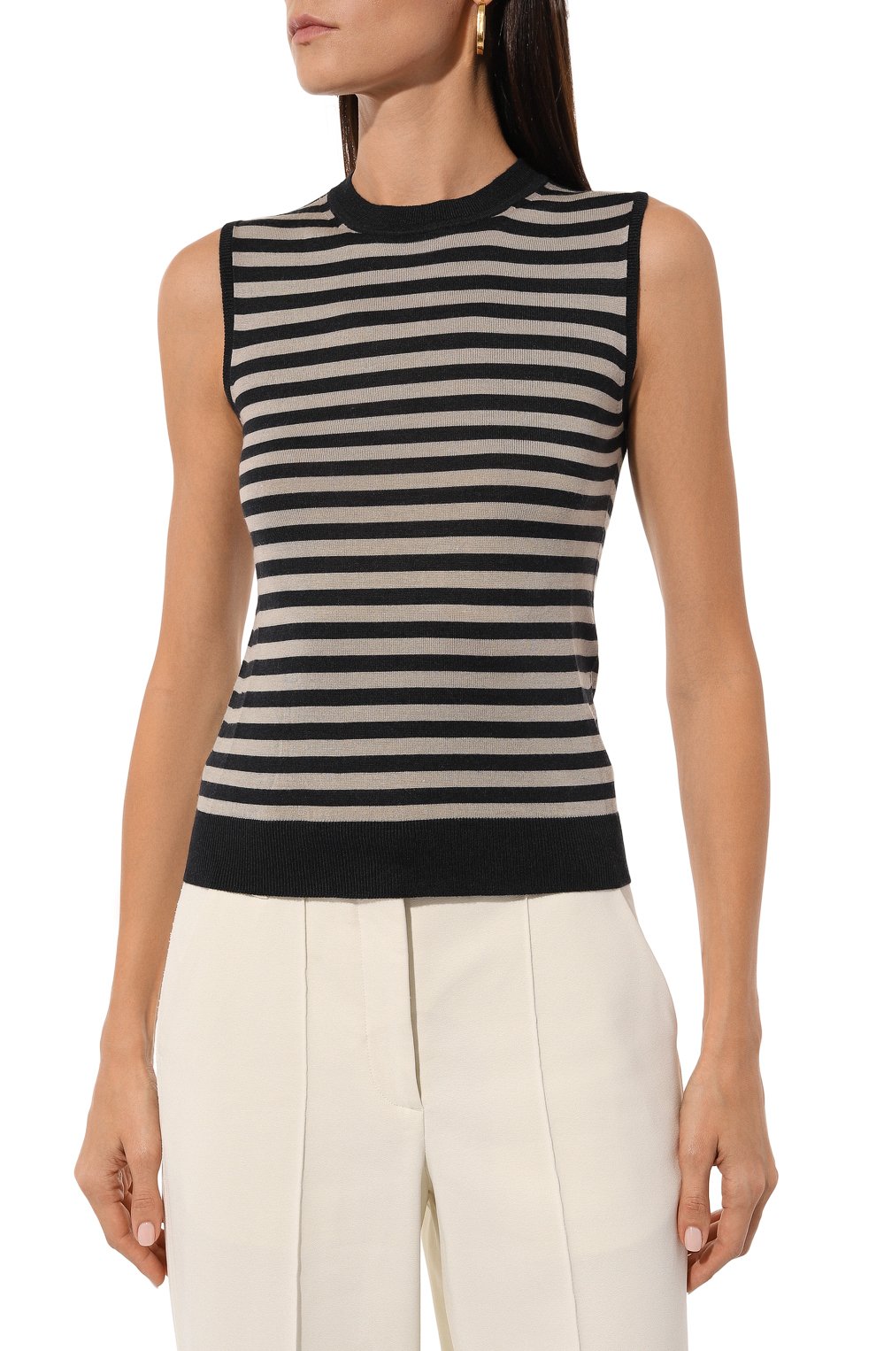 Топ из шерсти и шелка LORENA ANTONIAZZI, арт. A24112TM02C/2862, фото 3