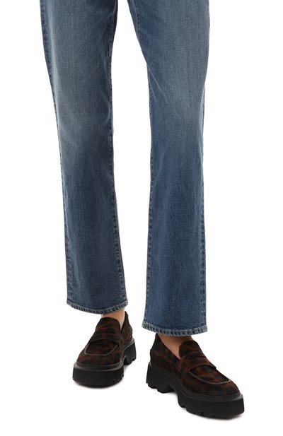 Кожаные лоферы SANTONI, арт. WUCG71179NERRULA, фото 3