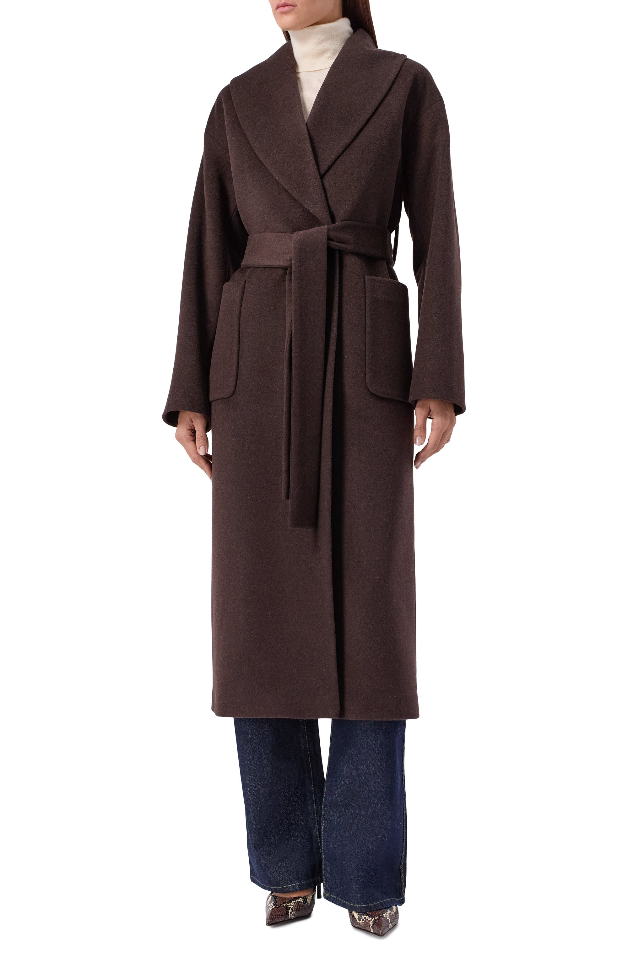 Пальто из шерсти и �кашемира SEVEN LAB, арт. 225-S-W-00-02-084, фото 3