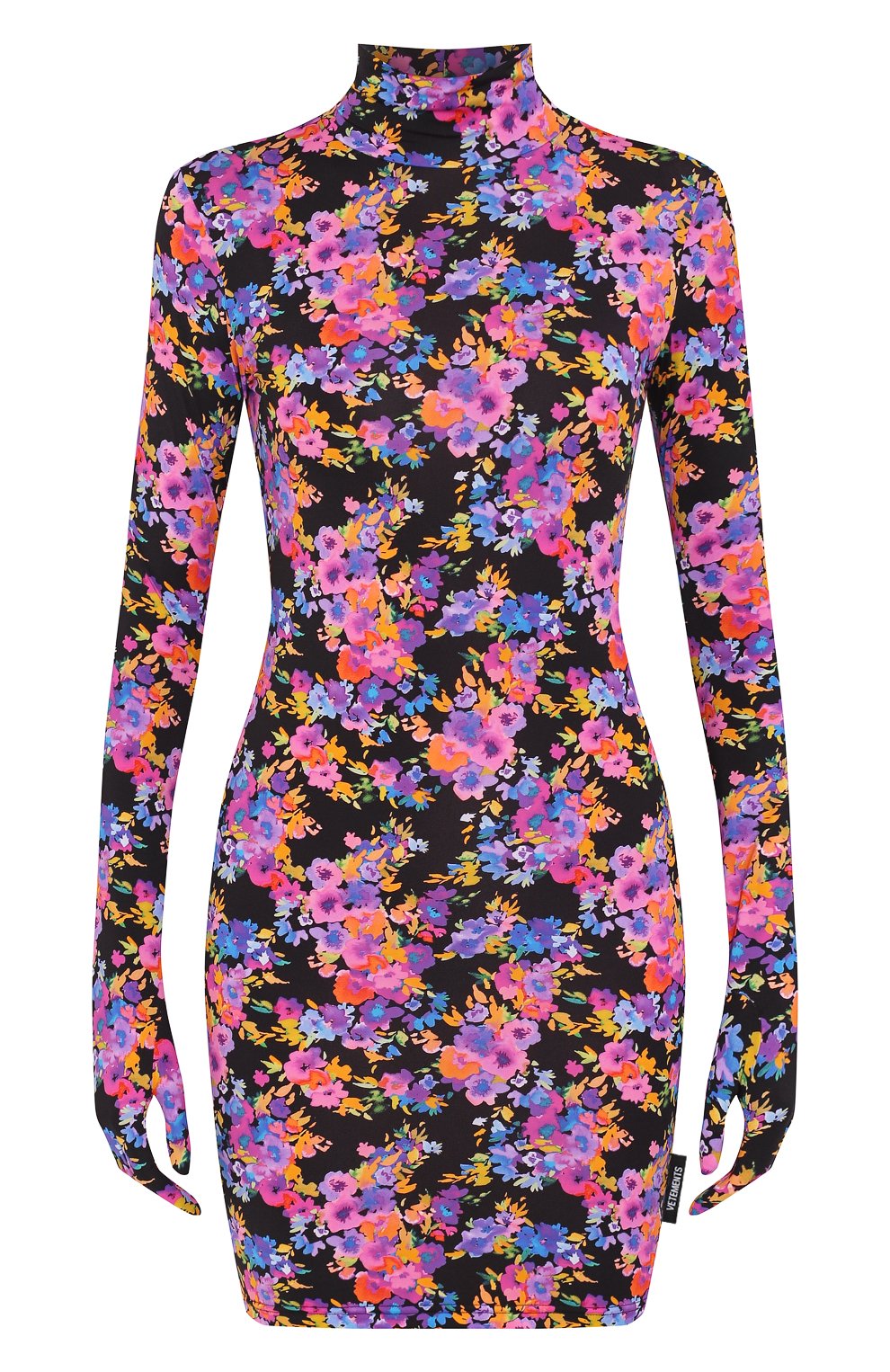 Платье VETEMENTS разноцветного цвета по цене 94900 руб., арт. WAH21DR094 2606/CAMELIA, фото 1 Платье VETEMENTS, арт. WAH21DR094 2606/CAMELIA, фото 1