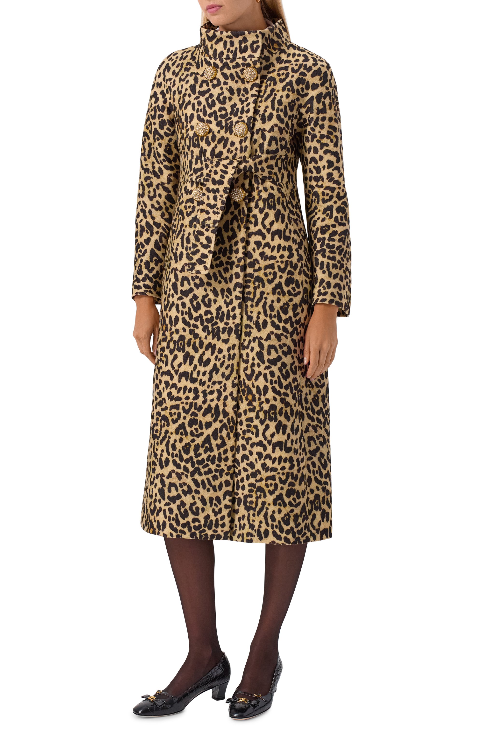 Шерстяное пальто VALENTINO, арт. 7B3CA7Y09G7, фото 3