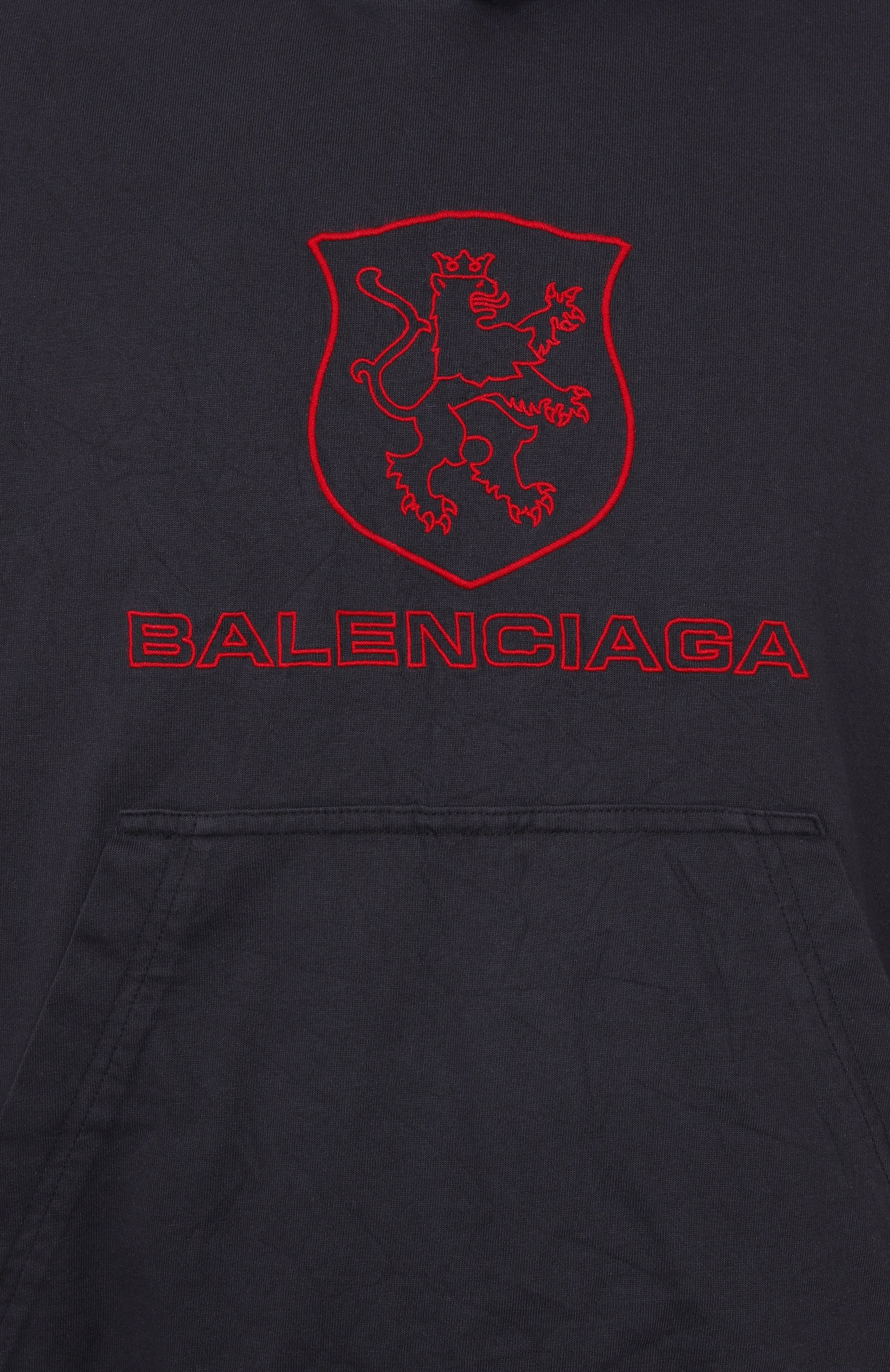 Хлопковое худи BALENCIAGA, арт. 807999/TRVR9, фото 11