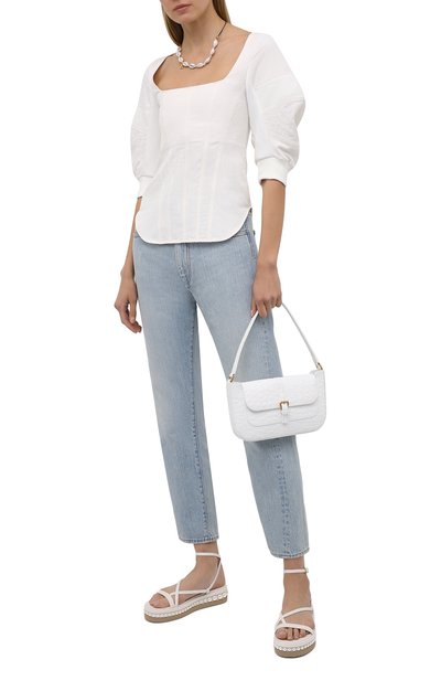 Кожаные сандалии pine JIMMY CHOO, арт. PINE FLAT/ZXA, фото 2