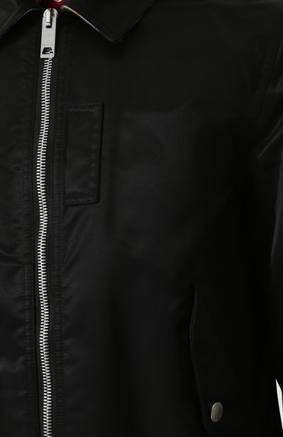 Утепленный бомбер на молнии с отложным воротником BURBERRY, арт. 4058192, фото 5