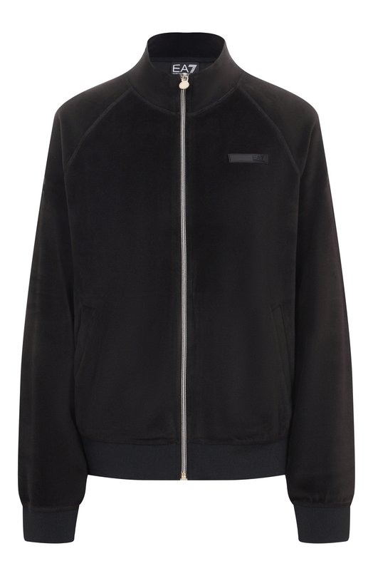 Хлопковая толстовка EA7 7W000438/AF15653 Чёрный 7W000438/AF15653