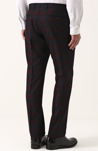 Шерстяной костюм в клетку с пиджаком на двух пуговицах GUCCI, арт. 450541/Z560E, фото 5