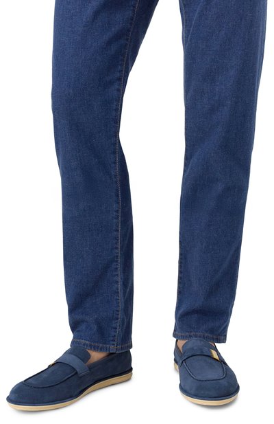 Замшевые лоферы ZILLI, арт. H0180AM1100VZPU03, фото 3