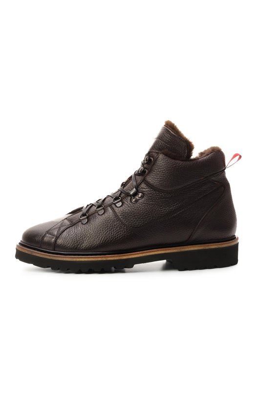 Кожаные ботинки Kiton USSA175N0012601 Коричневый  USSA175N0012601 Фото 4