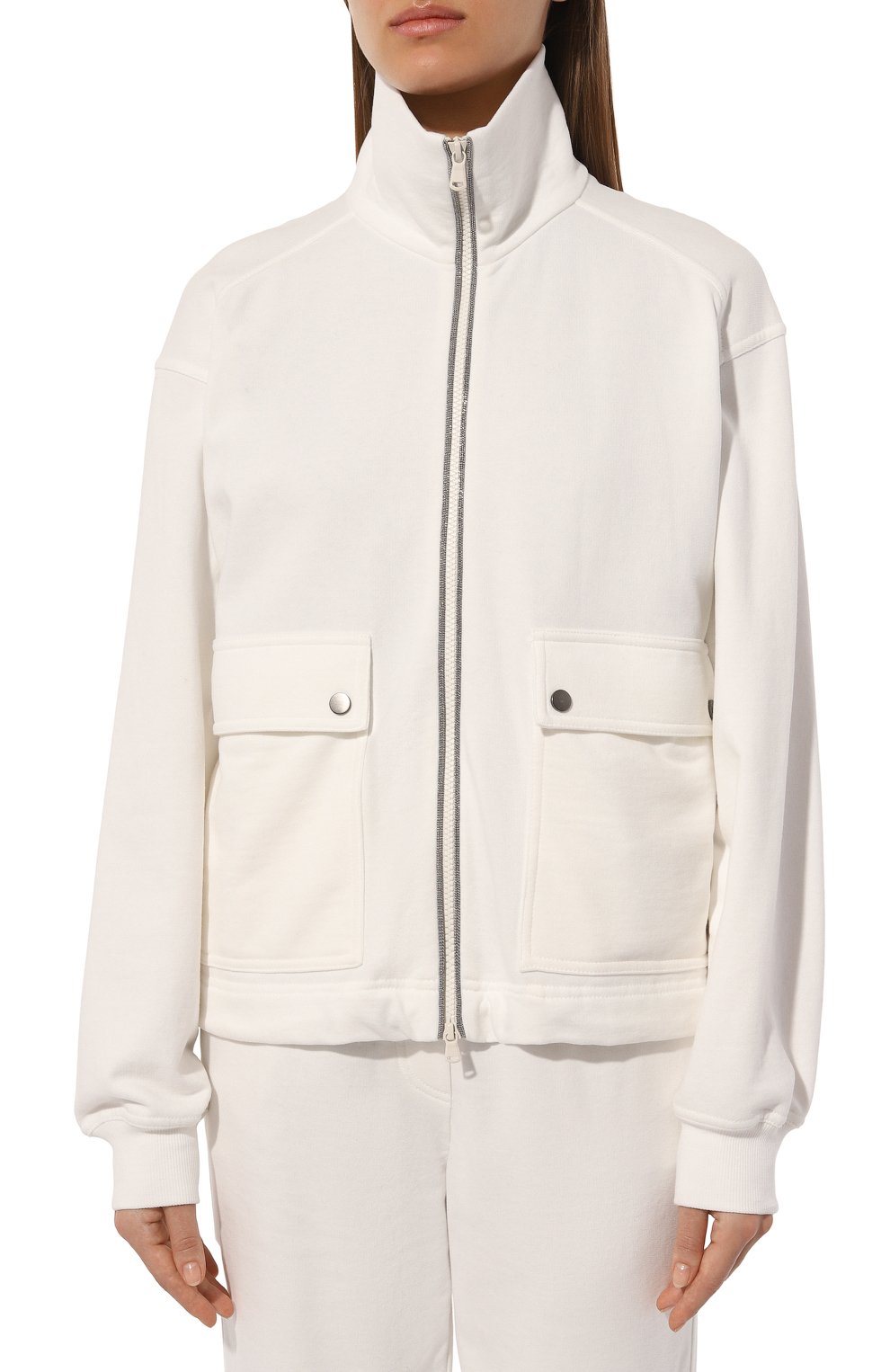 Хлопковая толстовка BRUNELLO CUCINELLI, арт. MP05NHS806, фото 3