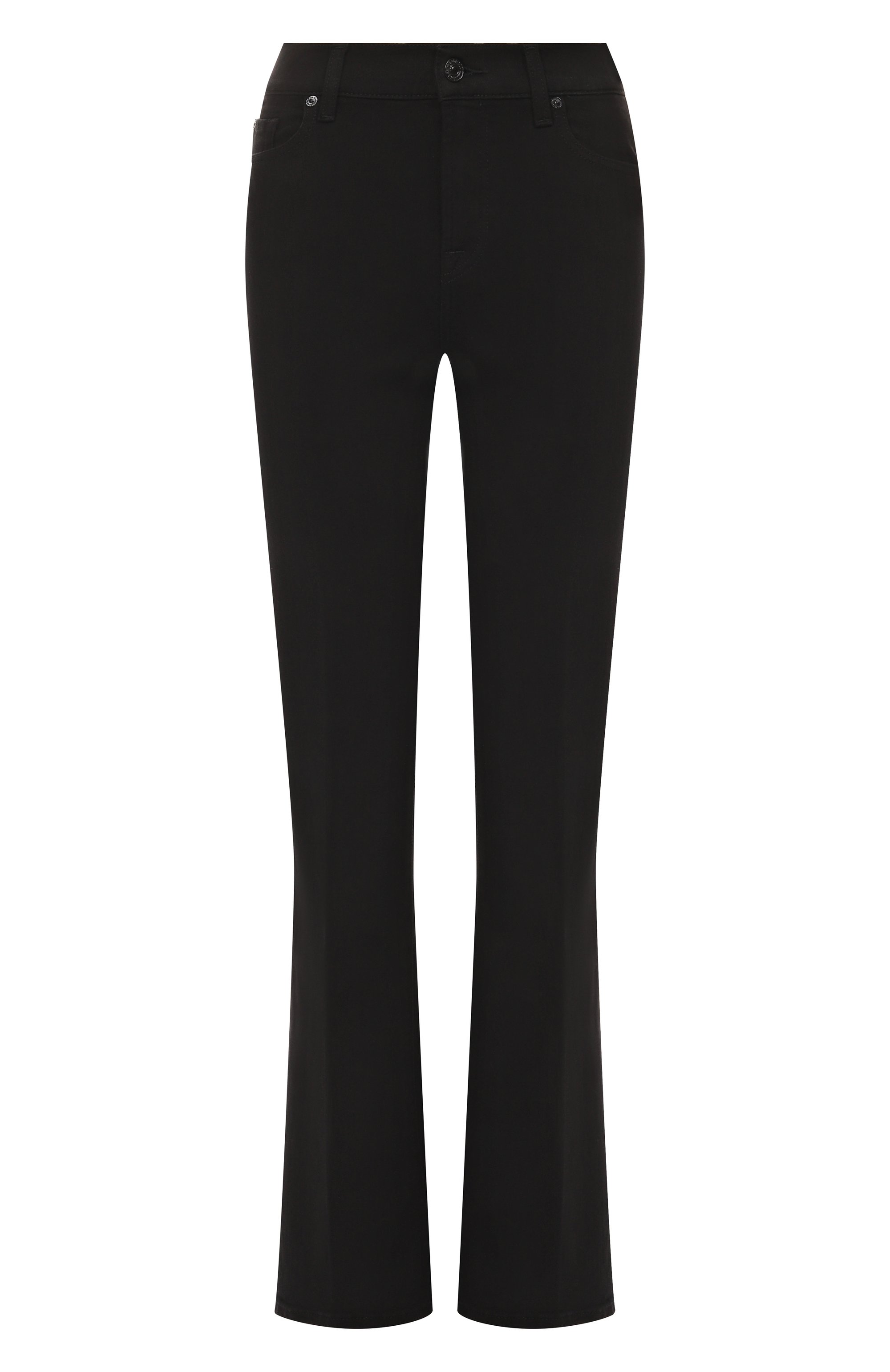 Джинсы 7 FOR ALL MANKIND черного цвета по цене 31550 руб., арт. 7U030U790N0, фото 1 Джинсы 7 FOR ALL MANKIND, арт. 7U030U790N0, фото 1