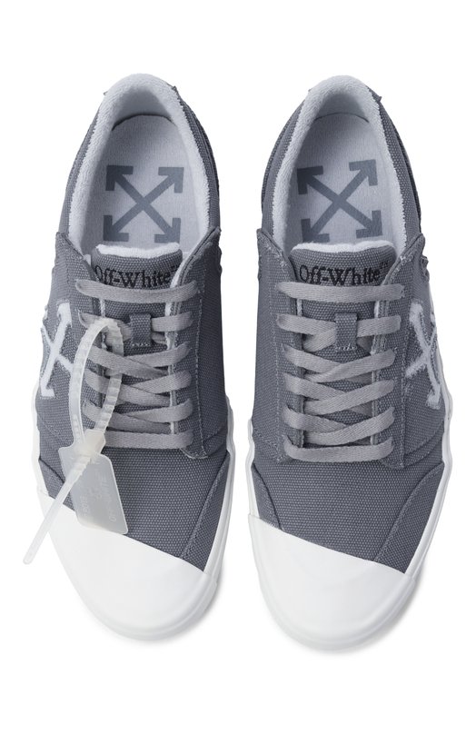 Текстильные кеды Vulcanized Undercut Off-White 0MIA2A2F25FAB0027801 Серый  0MIA2A2F25FAB0027801 Фото 5