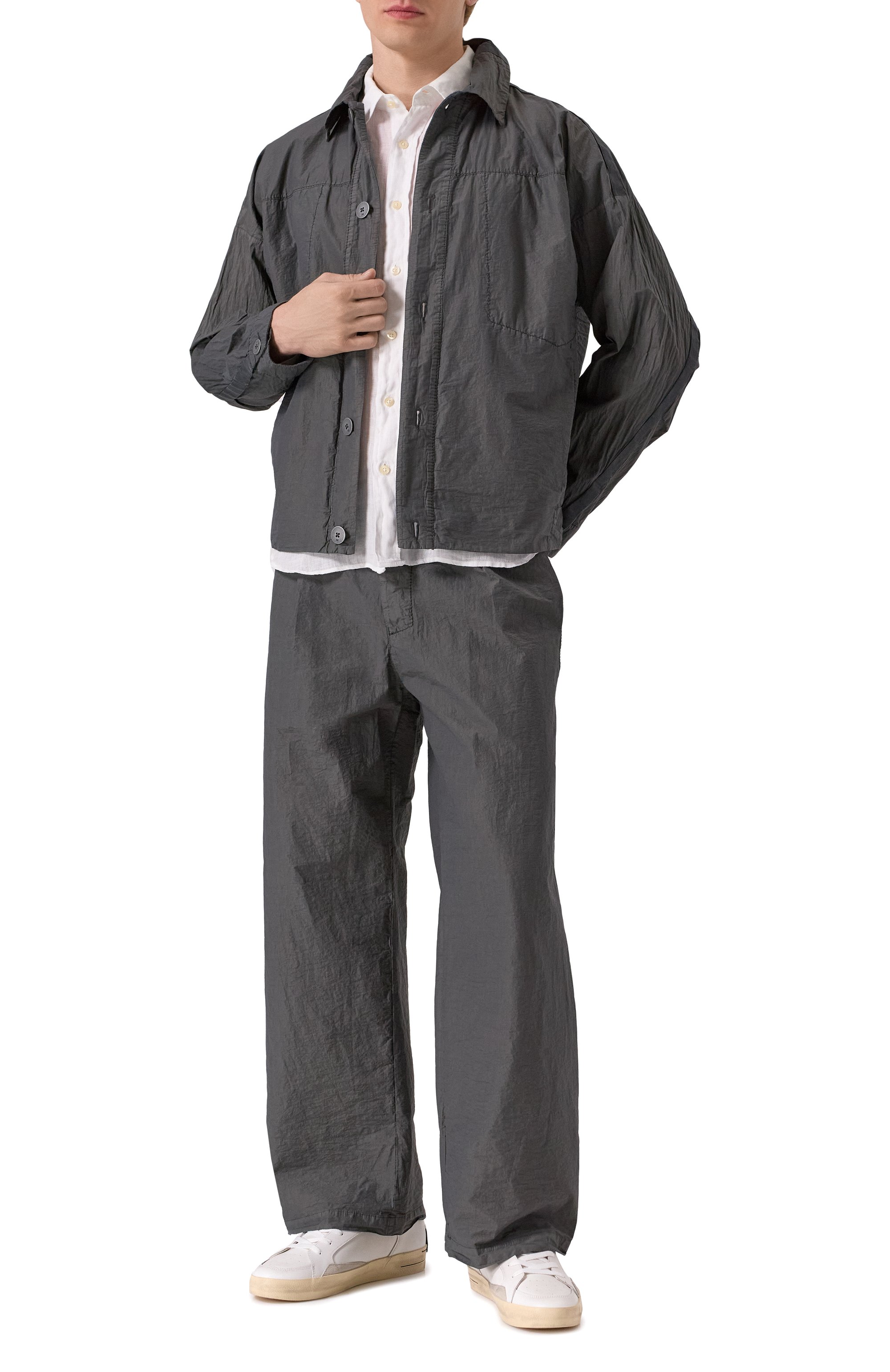 Хлопковая куртка-рубашка TRANSIT, арт. CFUTRZM221, фото 3