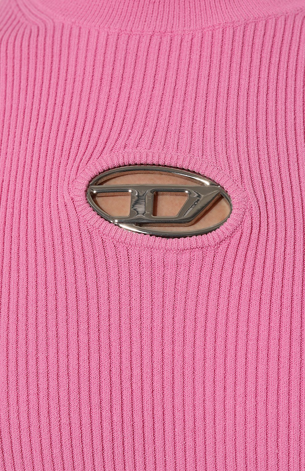 Платье из вискозы DIESEL розового цвета по цене 39950 руб., арт. A12396/0DLAX, фото 5 Платье из вискозы DIESEL, арт. A12396/0DLAX, фото 5