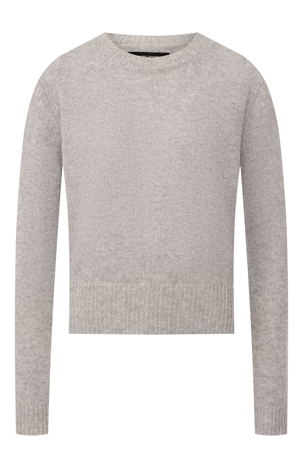 Кашемировый пуловер ISABEL MARANT серого цвета по цене 45800 руб., арт. PU1189-20P039I/CYLLIA, фото 1 Кашемировый пуловер ISABEL MARANT, арт. PU1189-20P039I/CYLLIA, фото 1