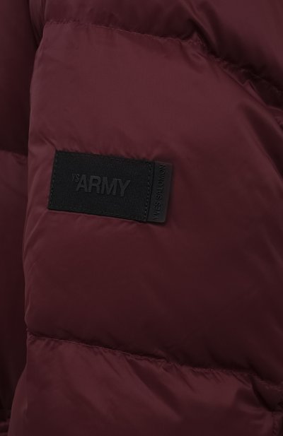Пуховик YS ARMY PARIS бордового цвета по цене 134500 руб., арт. 22WFM04276M07W, фото 5 Пуховик YS ARMY PARIS, арт. 22WFM04276M07W, фото 5