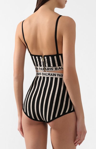 Трусы-шорты из вискозы и льна BALMAIN, арт. RF10967/K312, фото 3
