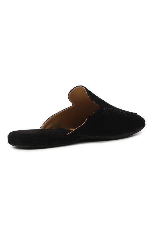 Замшевые домашние туфли Farfalla C19I/SUEDE Чёрный  C19I/SUEDE Фото 5