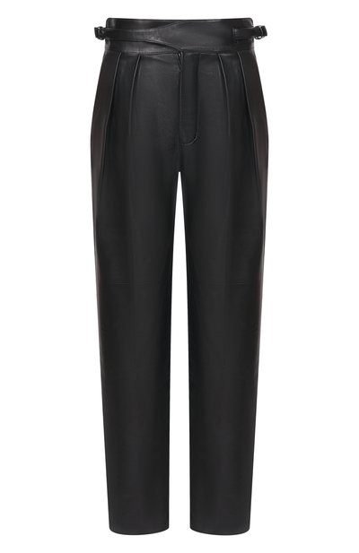 Женские кожаные брюки SAINT LAURENT, арт. 858508/Y50A2