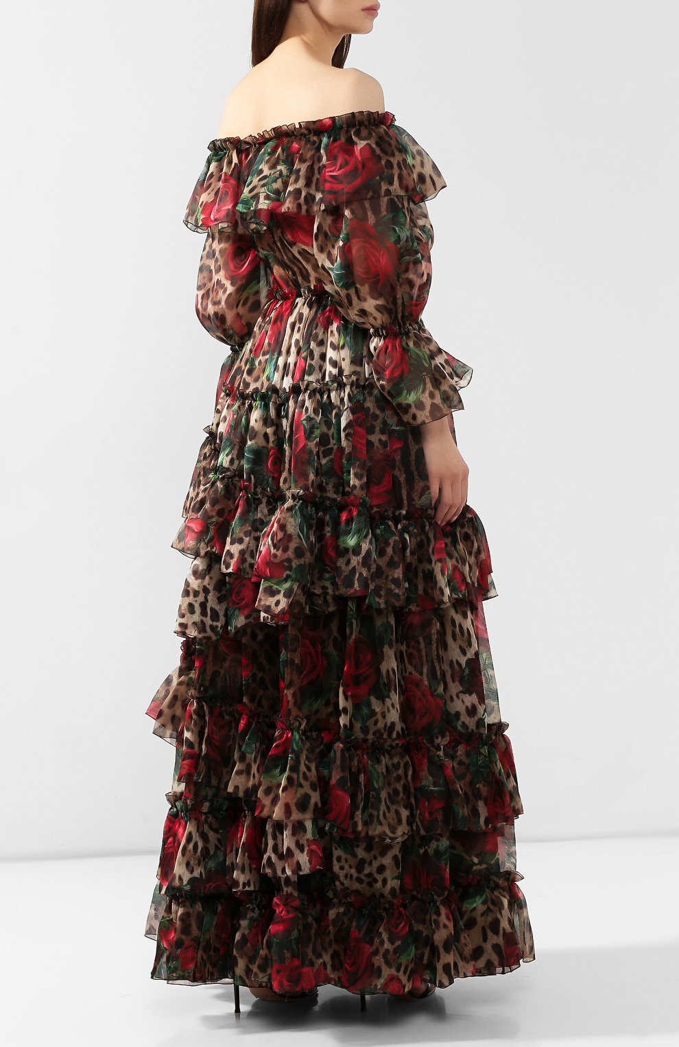 Шелковое платье DOLCE & GABBANA, арт. F6C0YT/HS1Z6, фото 4