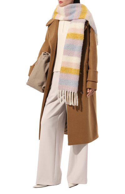 Шерстяной шарф A.P.C. разноцветного цвета по цене 25200 руб., арт. WPABD-M15189, фото 2 Шерстяной шарф A.P.C., арт. WPABD-M15189, фото 2