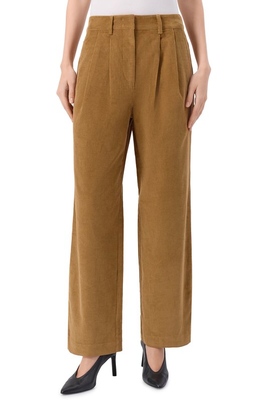 Вельветовые брюки Co 5872PCC-F25 Коричневый  5872PCC-F25 Фото 3