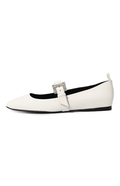 Кожаные балетки sr twenty buckle SERGIO ROSSI, арт. B07390-MVIV01, фото 4
