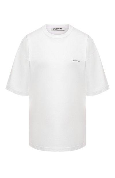 Женская хлопковая футболка BALENCIAGA, арт. 556104/TYK28