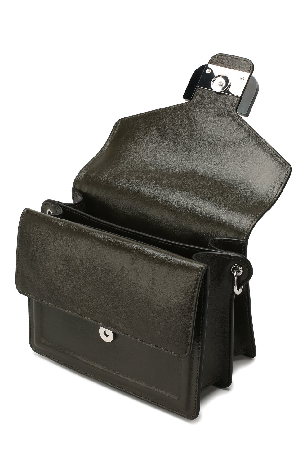 Сумка ambrine COCCINELLE зеленого цвета по цене 40950 руб., арт. E1 FM4 12 01 01, фото 4 Сумка ambrine COCCINELLE, арт. E1 FM4 12 01 01, фото 4